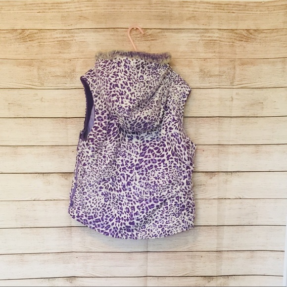 Children’s Place Cheetah Puffer Jacket - Picture 2 of 4